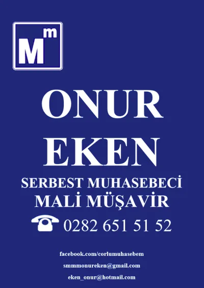 Çorlu Serbest Muhasebeci Mali Müşavir Onur Eken - Görsel 6
