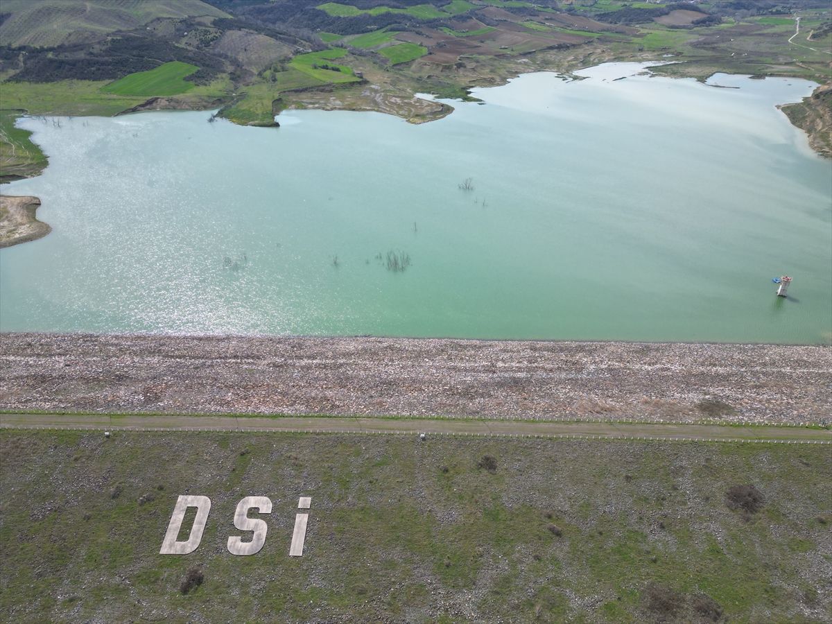 Tekirdağ'da yağışlar baraj ve göletlerin doluluk oranını artırdı