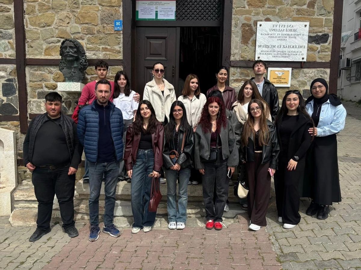 Tekirdağ'da üniversite öğrencileri müzeleri gezdi
