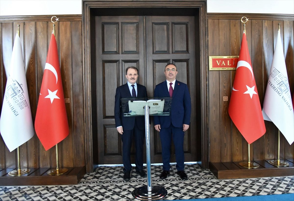 Çalışma ve Sosyal Güvenlik Bakan Yardımcısı Ertem Tekirdağ'da ziyaretlerde bulundu