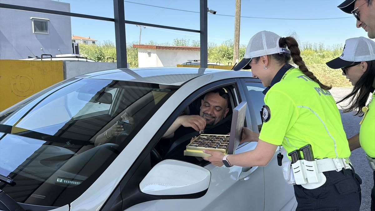 Tekirdağ'da bayram öncesi trafik denetimi yapıldı