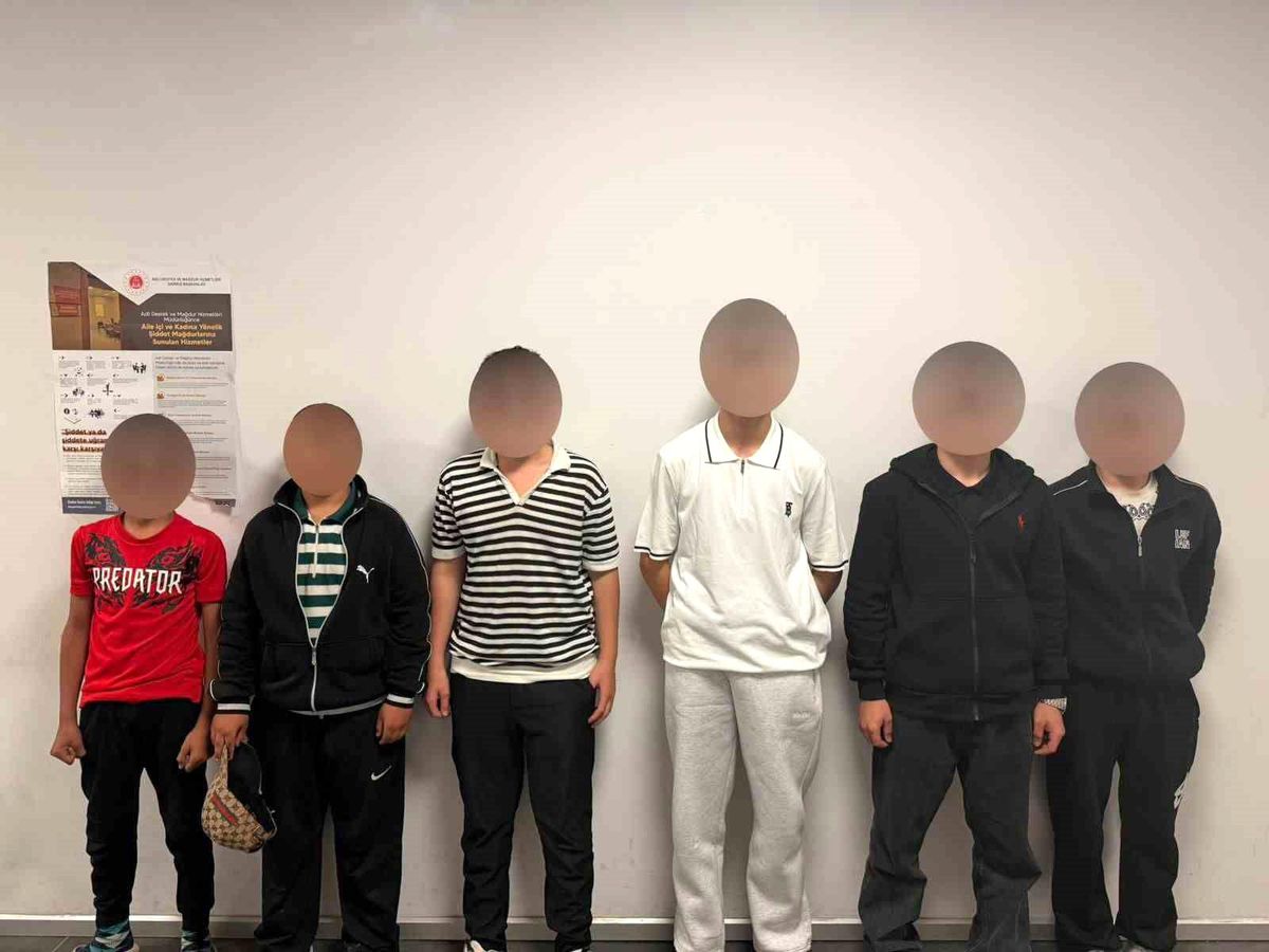 Tekirdağ'da kablo hırsızı 6 çocuk yakalandı