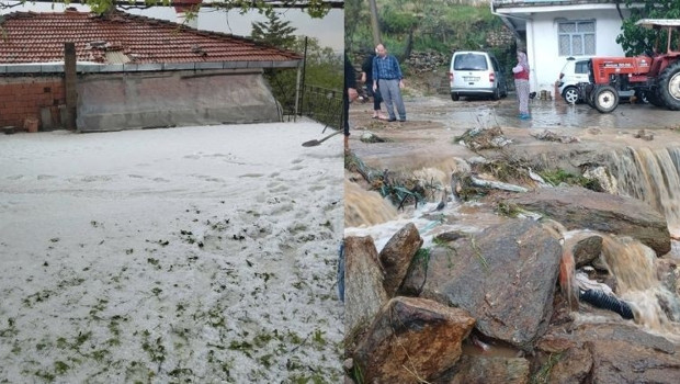 Meteoroloji uyarmıştı... Bazı yerlerde hayat durma noktasına geldi, sağanak ve dolu birçok ili vurdu