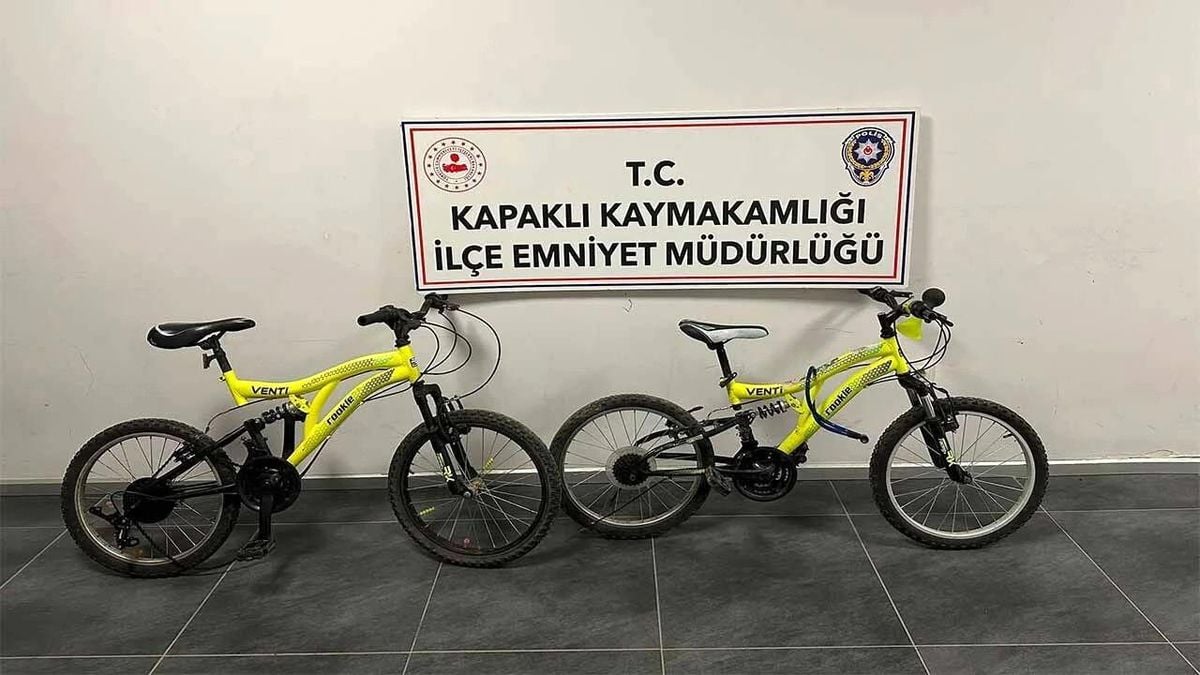 Kapaklı'da bisiklet çalan 2 çocuk yakalandı
