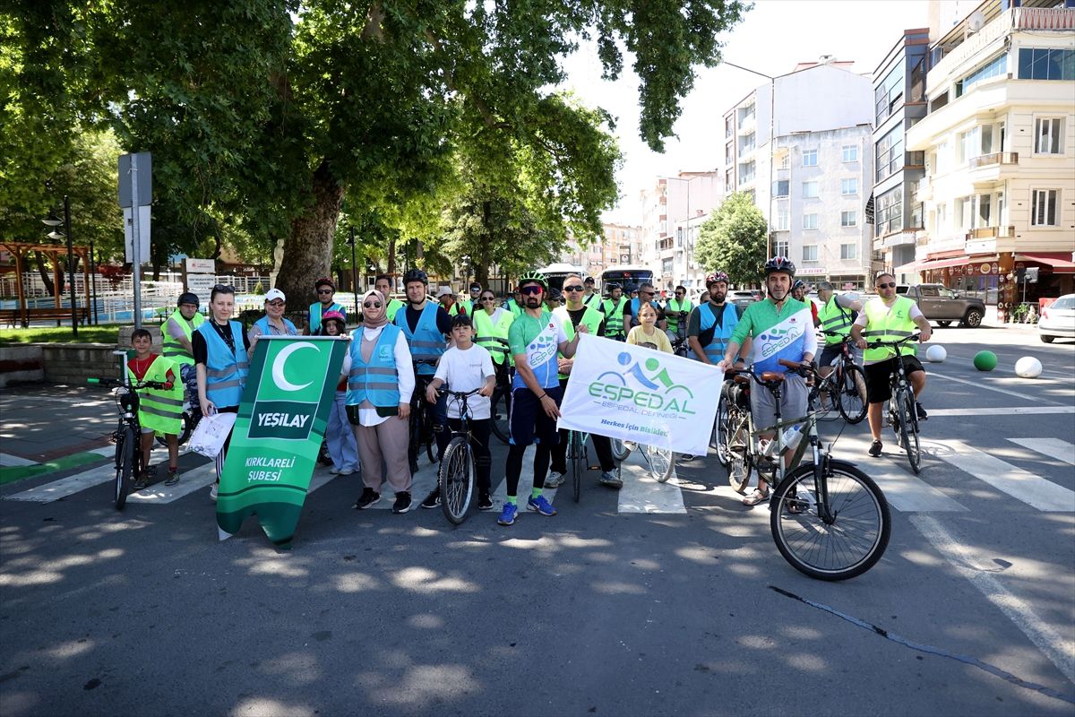Trakya'da 13. Yeşilay Bisiklet Turu düzenlendi