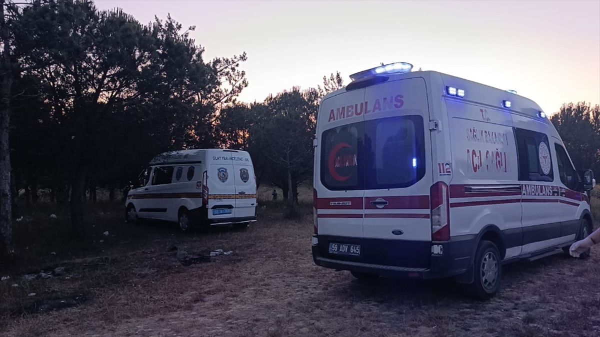 Tekirdağ'da ormanlık alanda erkek cesedi bulundu