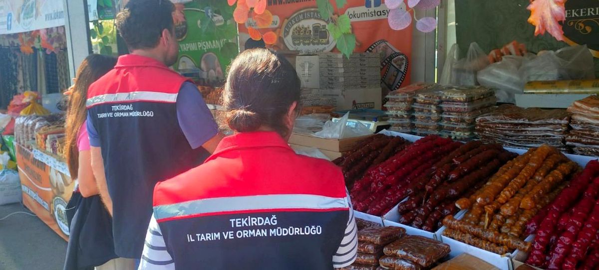 Tekirdağ Kiraz Festivali'nde sıkı gıda denetimi