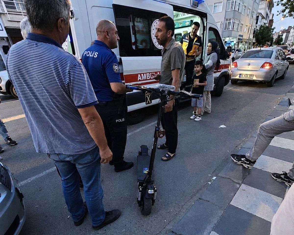 Yola dökülen yağ kazaya sebep oldu: 1 yaralı