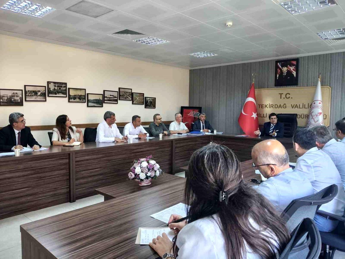 LGS öncesi tekirdağ'da koordinasyon toplantısı