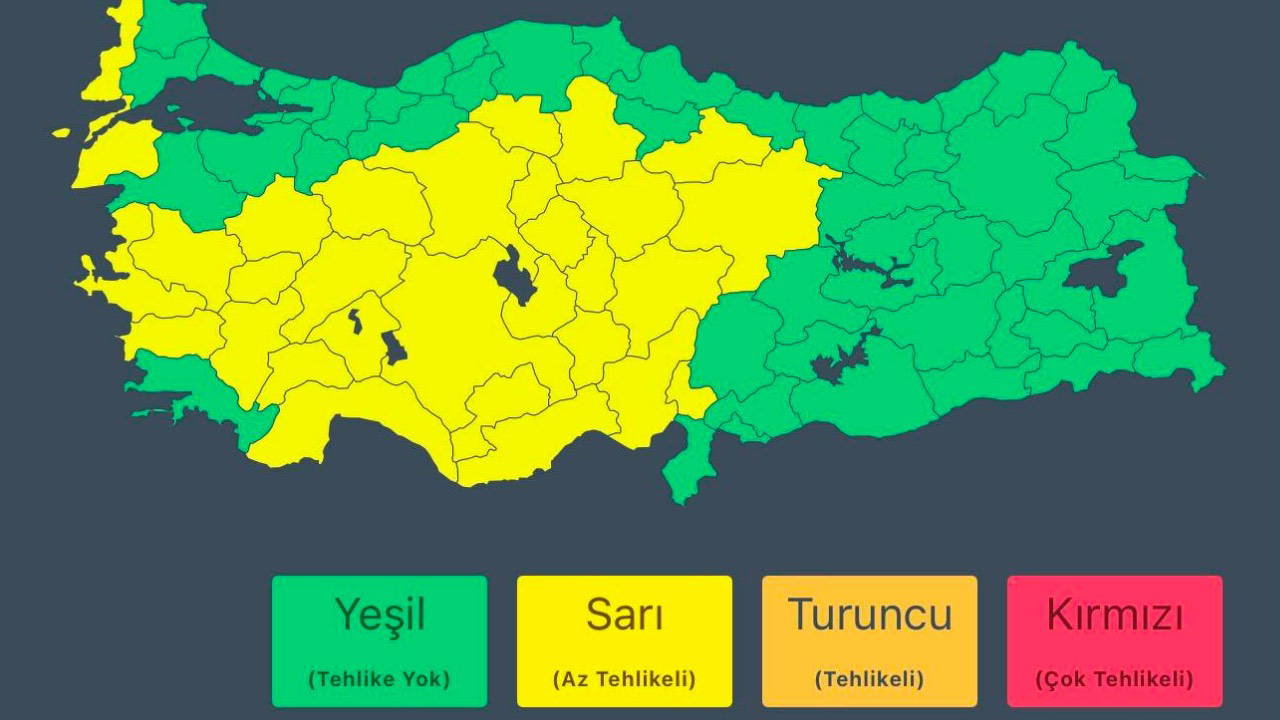 Meteoroloji’den 31 il için kuvvetli yağış uyarısı