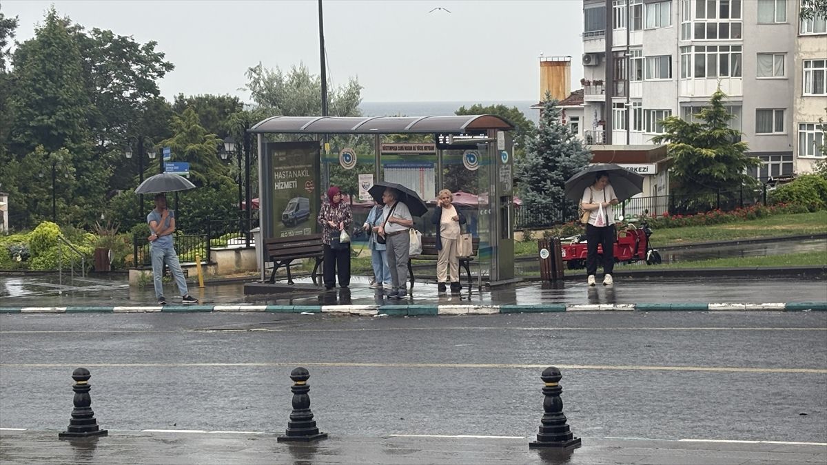 Tekirdağ'da sağanak etkili oluyor